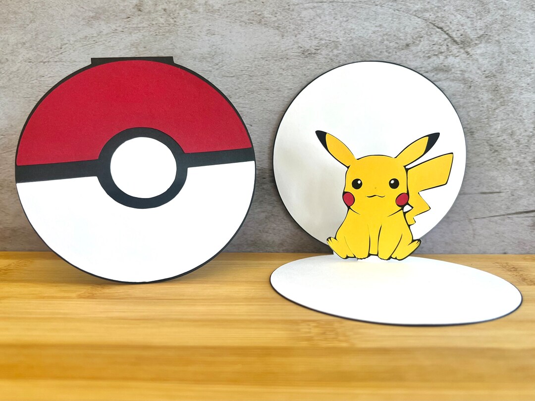 Pokemon Card - Pikachu Card - Pokemon Pop Up Card - Pokemon Greeting Card - Pokemon Birthday Card | MakerPlace by Michaels Pokemon Card - Pikachu Card - Pokemon Pop Up Card - Pokemon Greeting Card - Pokemon Birthday Card | MakerPlace by Michaels